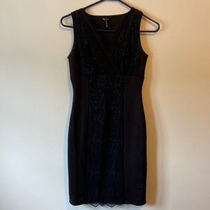 Black cocktail dress